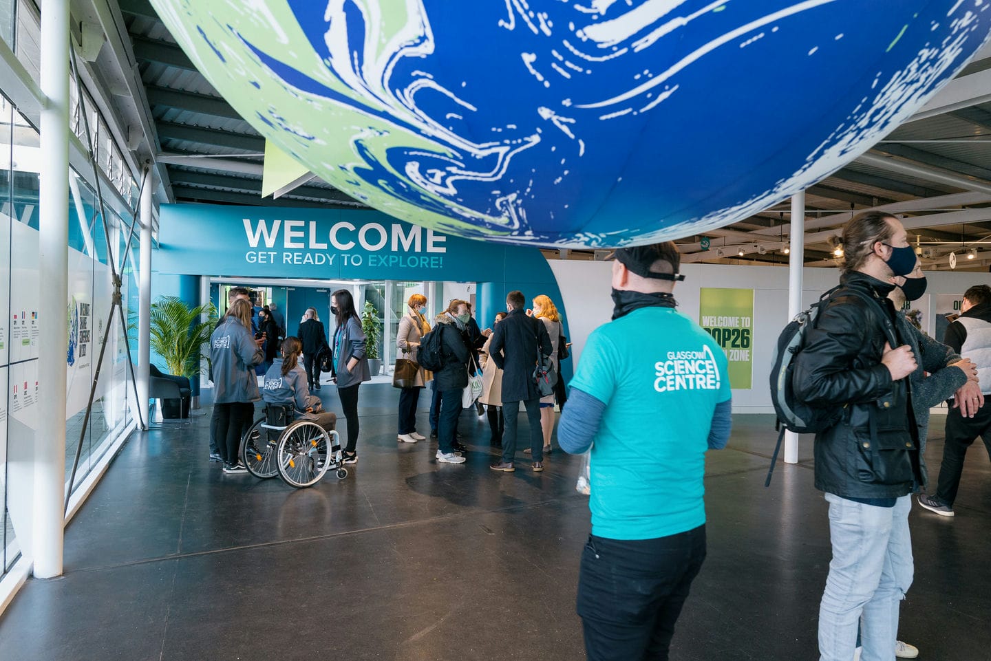 Entrance hall at COP26