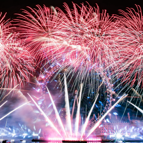 London NYE 22 Fireworks