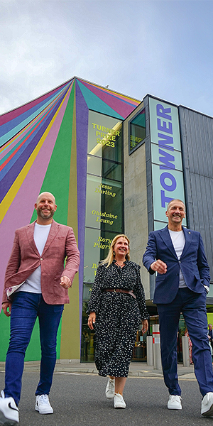 Identity team in front of Towner