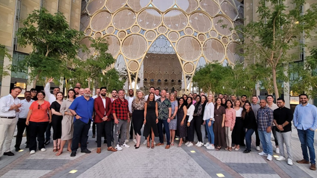 The team at COP28 in Dubai