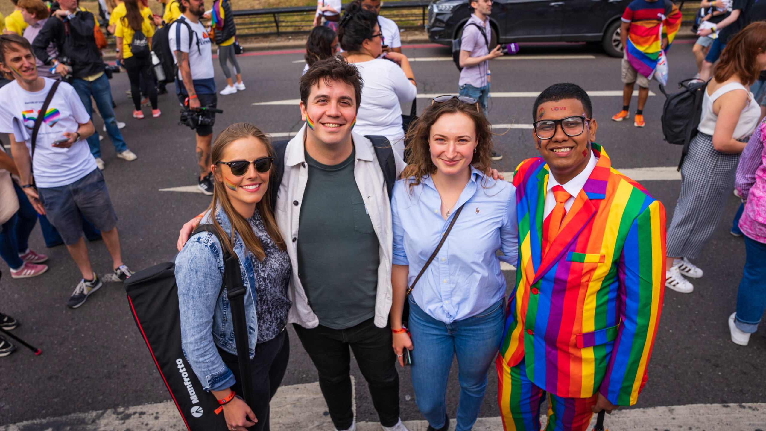 People enjoying London Pride