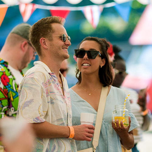 Group of Identity people at a staff social day